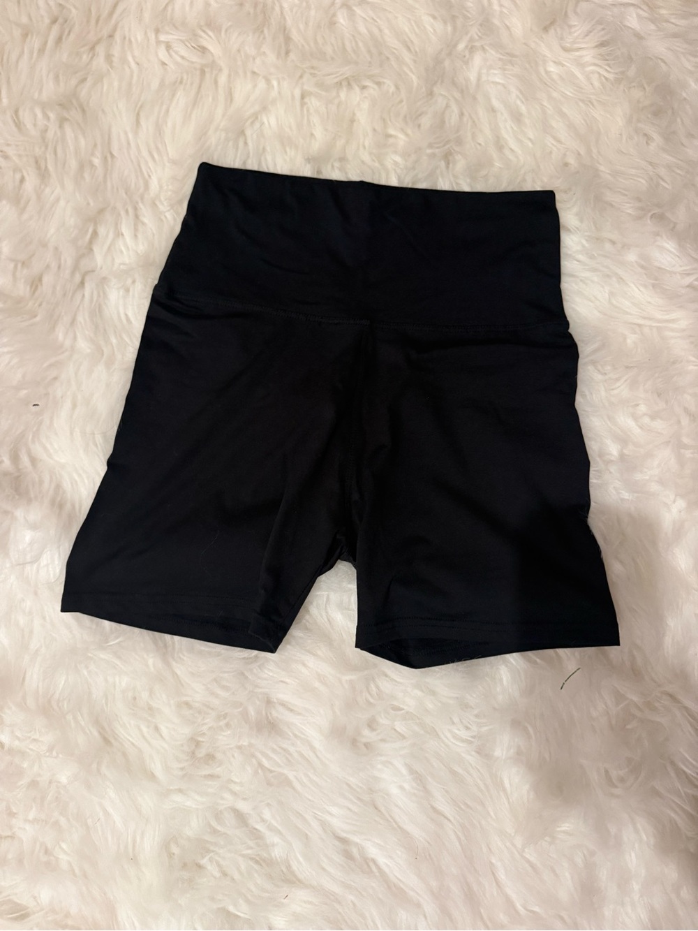 Black High-Waist Women’s Bike Shorts